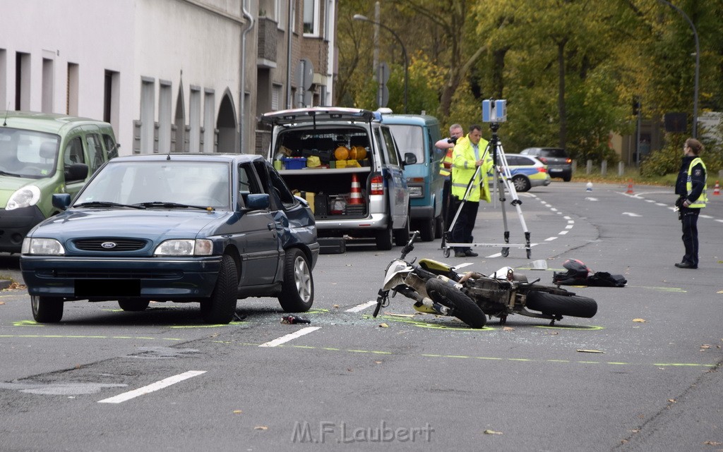 VU Krad PKW Koeln Duennwald Berlinerstr P083.JPG - Miklos Laubert